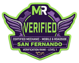 MechanicRank Verified badge, San Fernando